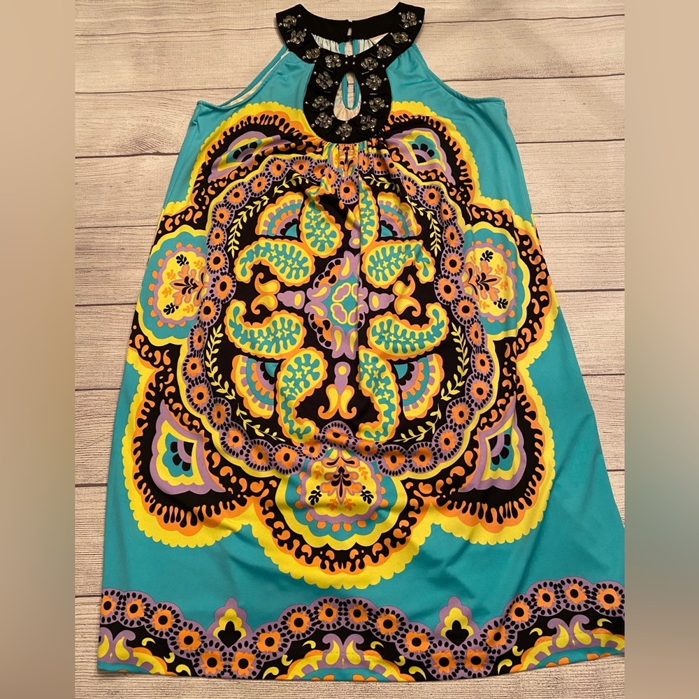 Multicolor Dress with Jewels
